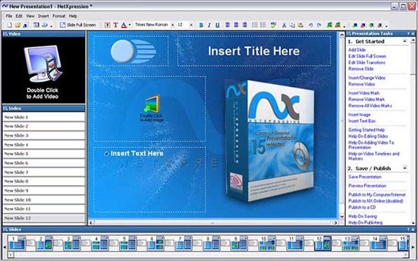 Netxpression Webinar Builder Screenshot